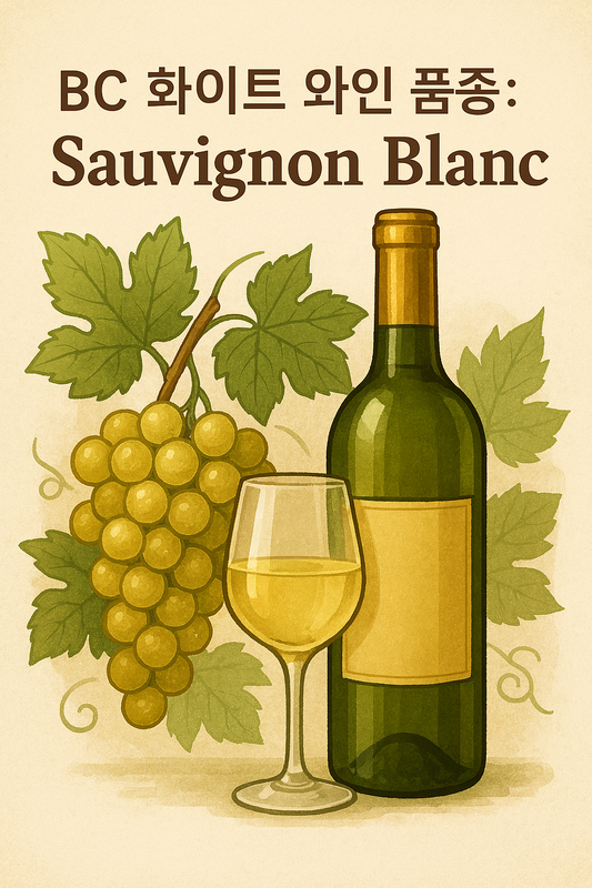BC 화이트 와인 품종: Sauvignon Blanc (소비뇽 블랑)