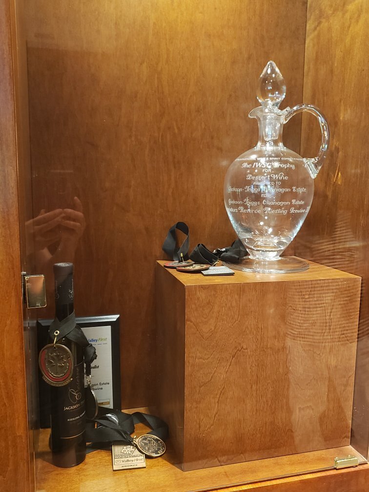 잭슨 트릭스 오카나간 아이스와인 와인상 수상
