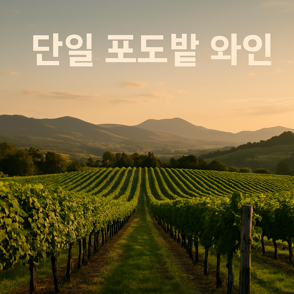 단일 포도밭 와인 (Single-Vineyard Wines)