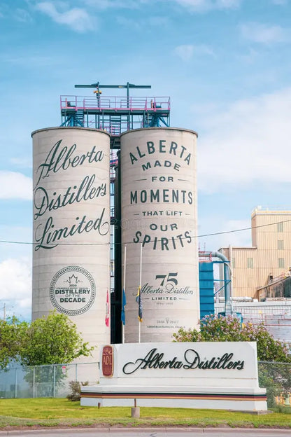 Alberta Distillers 증류소 전경, 캐나다 앨버타주 라이 위스키 전문 증류소