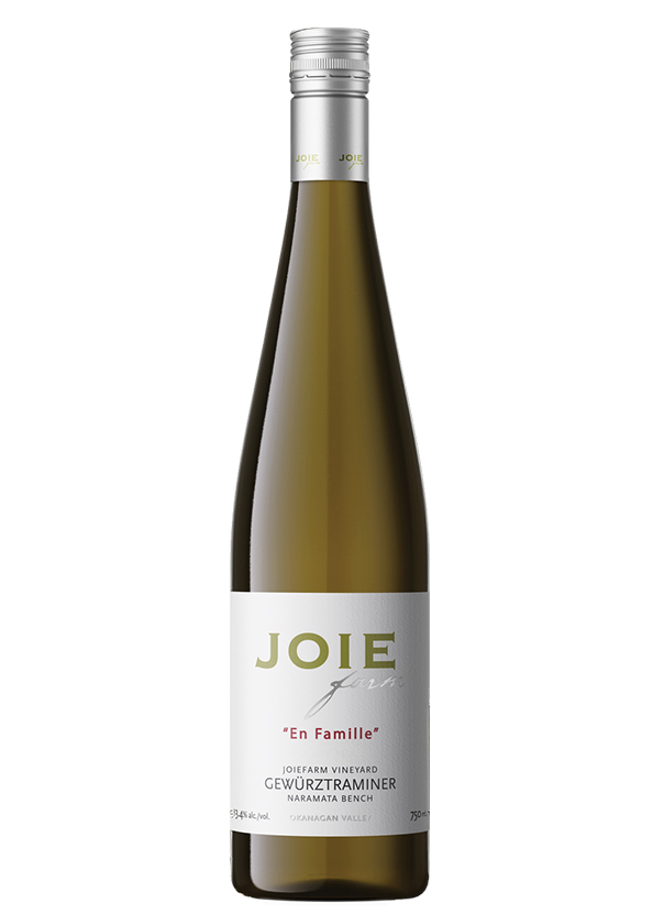 JoieFarm En Famille Reserve Gewürztraminer 2022 750ml BC VQA Naramata Bench Okanagan Valley Canadian White Wine