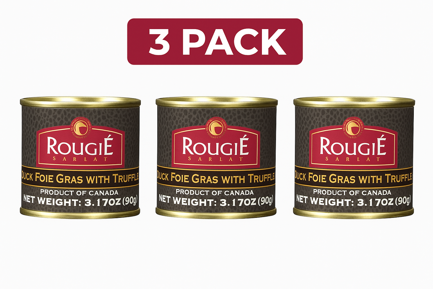 Rougié 트러플 푸아그라 270g(90g × 3개입) 프리미엄 세트 이미지
